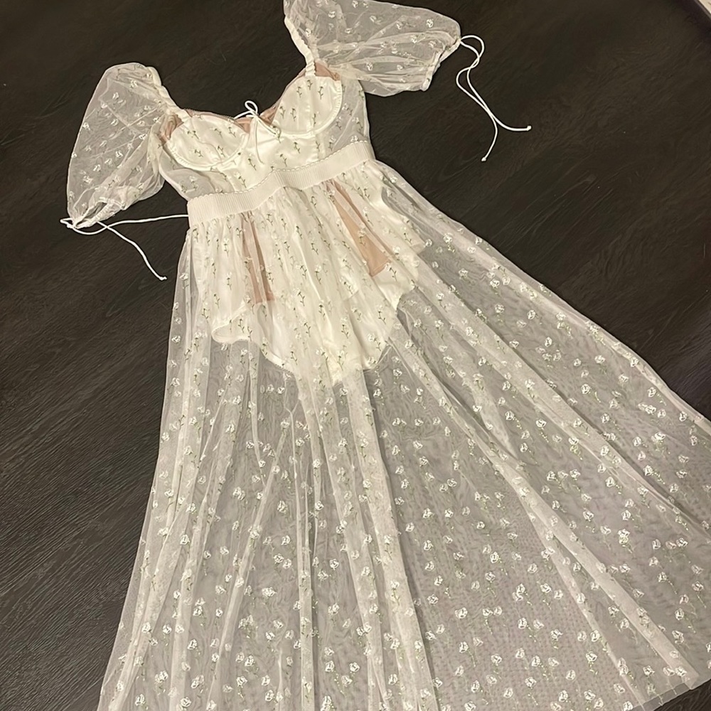 For Love & Lemons Frescia Maxi Dress - SIZE: S